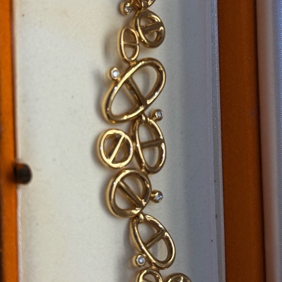 Hermes Bespoke Chaine D'ancre 18k Gold with Diamond - Picture 4 of 10